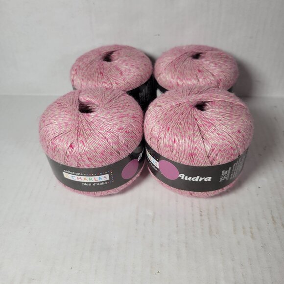 4 Skein Stacy Charles Audra Linen Silk Blend Discontinued DK Weight Yarn Color 5 - Picture 1 of 4